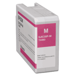 Epson ColorWorks C6000 / Epson C6500 Magenta Ink Cartridge SJIC35P(M) Magenta Ink for All CW-6000 / 6500